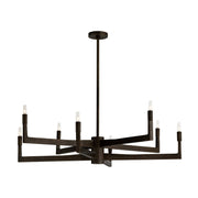 Arteriors - DLC46 - Eight Light Chandelier - Griff - English Bronze/English Bronze