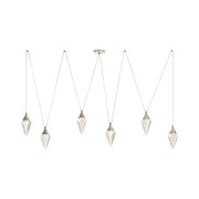 Arteriors - DLC61 - LED Chandelier - Berkley - Clear/Vintage Silver