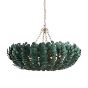 Arteriors - DLS18 - Six Light Chandelier - Bilal - Eucalyptus Stain/Antique Brass
