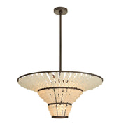 Arteriors - DMI29 - Four Light Chandelier - Lulu - Bronze/Organic Frosted