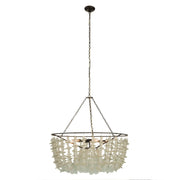 Arteriors - DMI33 - Six Light Chandelier - Cyprus - Organic Frosted/Bronze