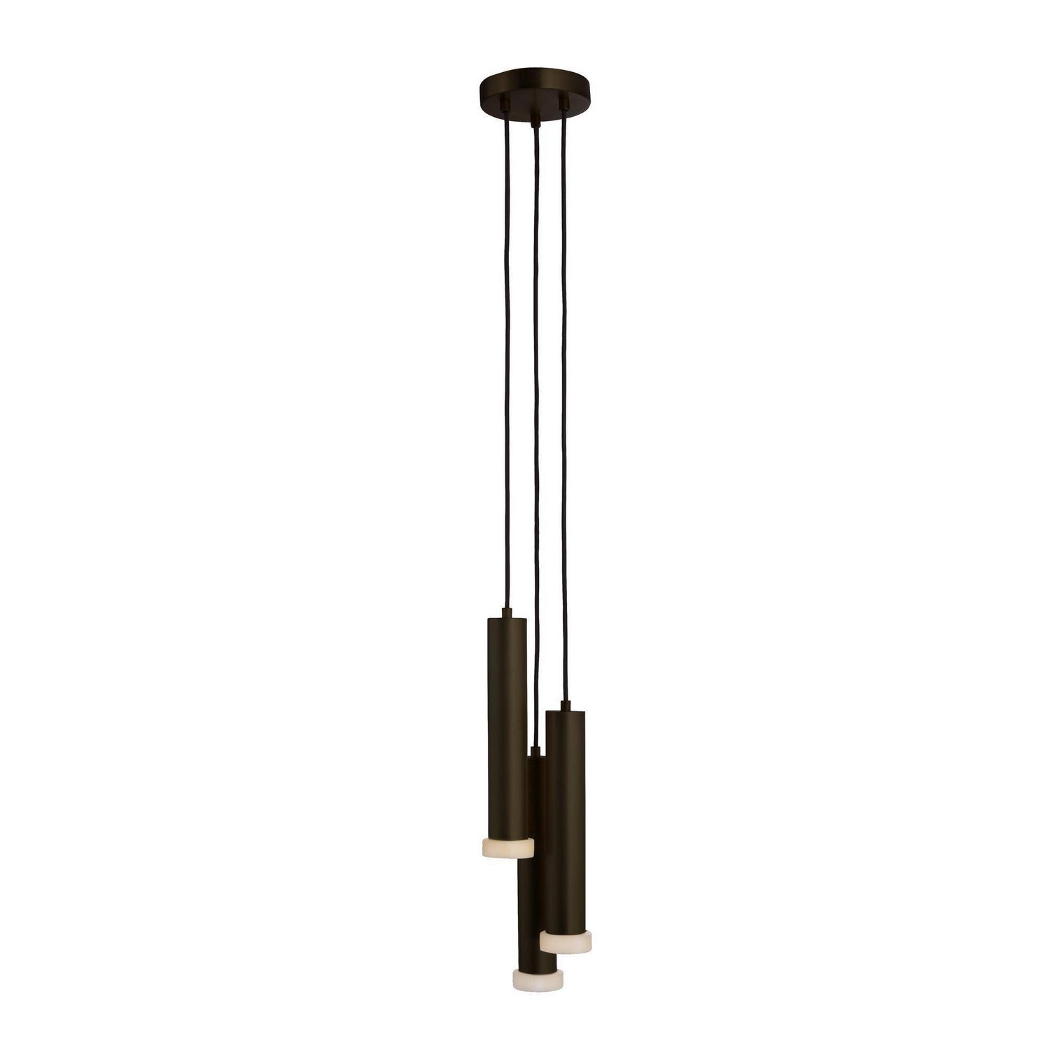 Arteriors - DPC33 - LED Pendant - Aleena - English Bronze/White