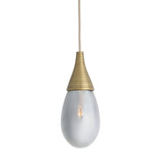 Arteriors - DPC34 - One Light Pendant - Giselle - Smoke Luster/Antique Brass