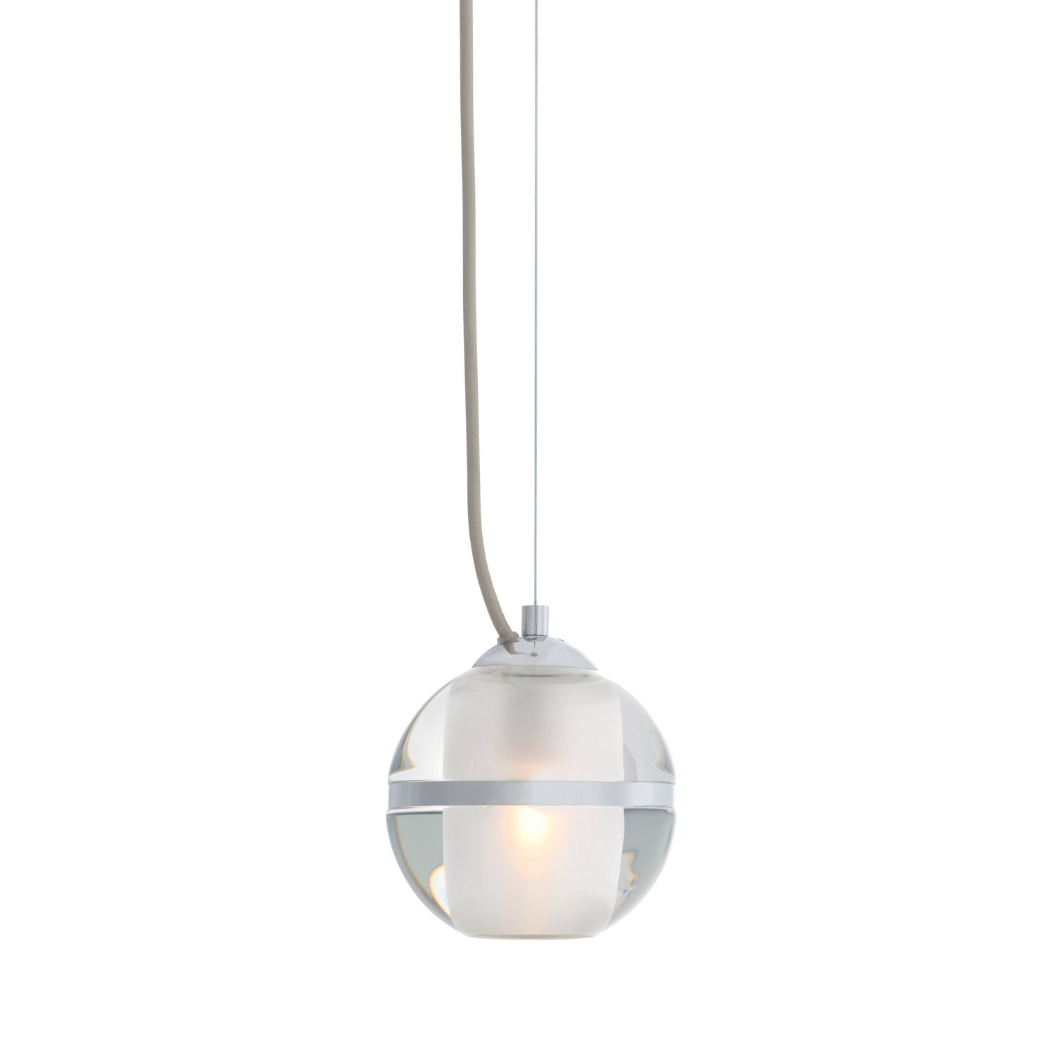Arteriors - DPC41 - One Light Pendant - Noble - Clear/Chrome