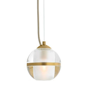 Arteriors - DPC42 - One Light Pendant - Noble - Clear/Antique Brass