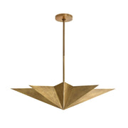 Arteriors - DPI16 - Eight Light Pendant - Rex - Antique Brass