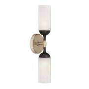 Arteriors - DWC102 - Two Light Wall Sconce - Emmett - Opal Swirl/Dark Vintage Silver