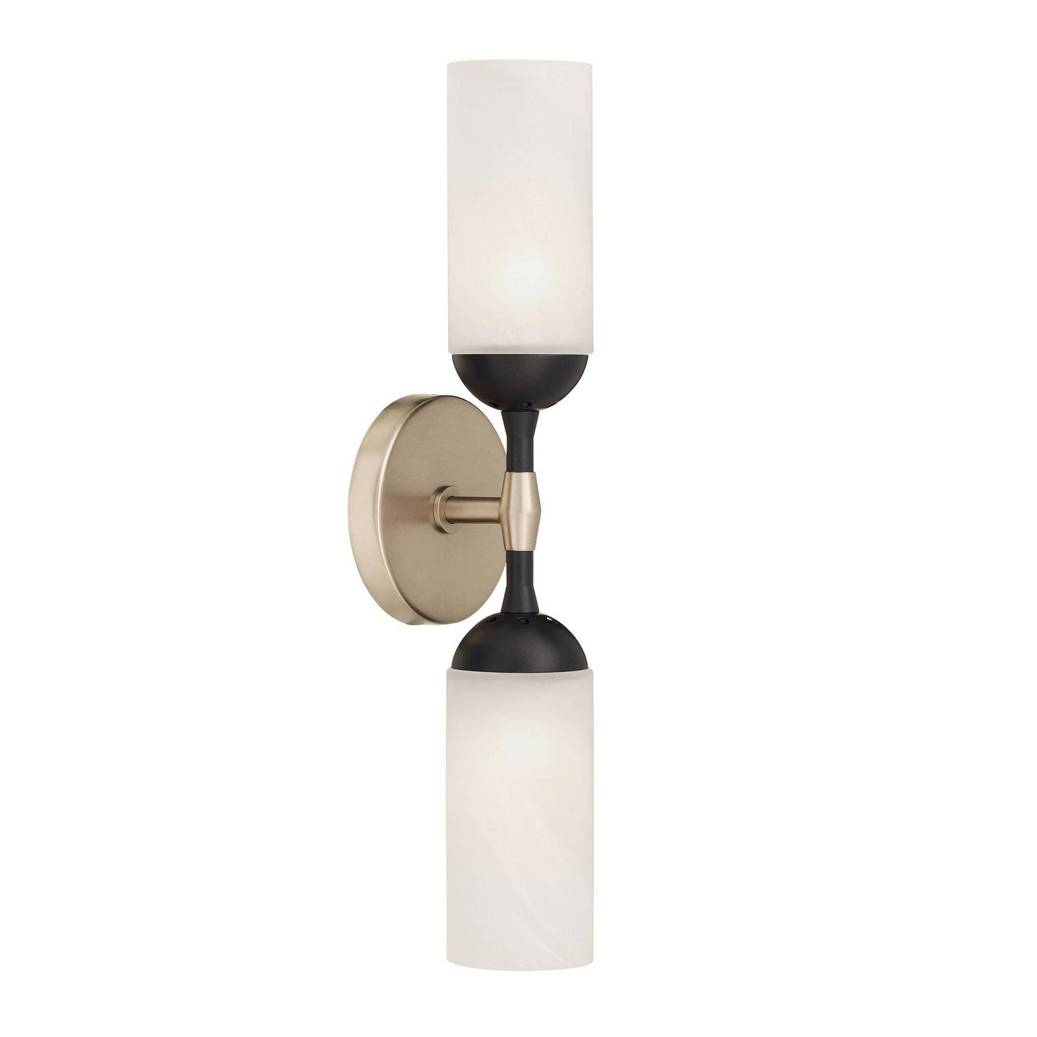 Arteriors - DWC102 - Two Light Wall Sconce - Emmett - Opal Swirl/Dark Vintage Silver