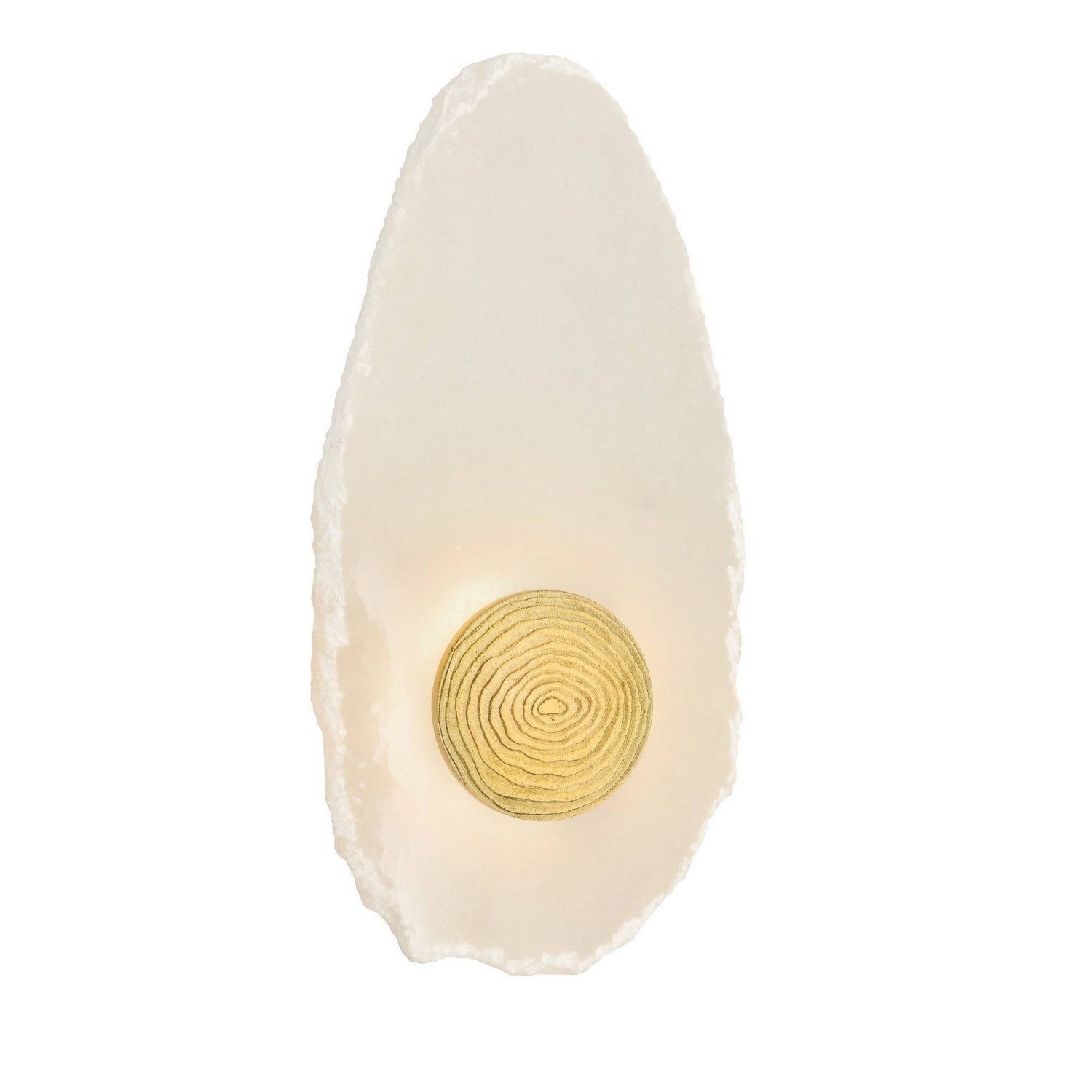 Arteriors - DWC99 - LED Wall Sconce - Ravelle - White/Antique Brass