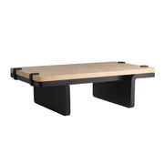 Arteriors - FCI33 - Coffee Table - Europa - Natural/Ebony