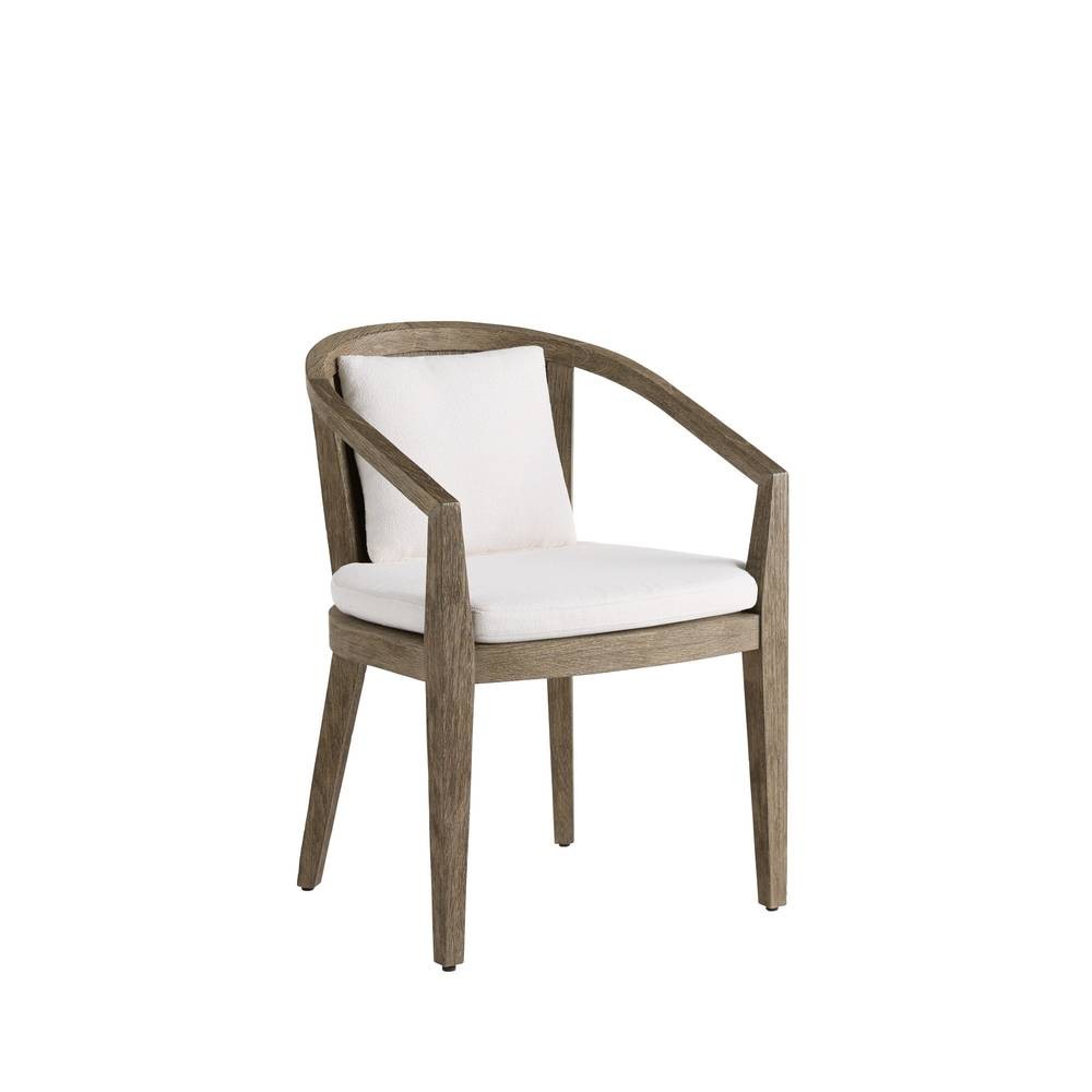 Arteriors - FRS31 - Outdoor Dining Chair - Sobek - Pearl/Kona