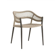 Arteriors - FRS33 - Outdoor Dining Chair - Aurelie - Buff/Blackened Bronze