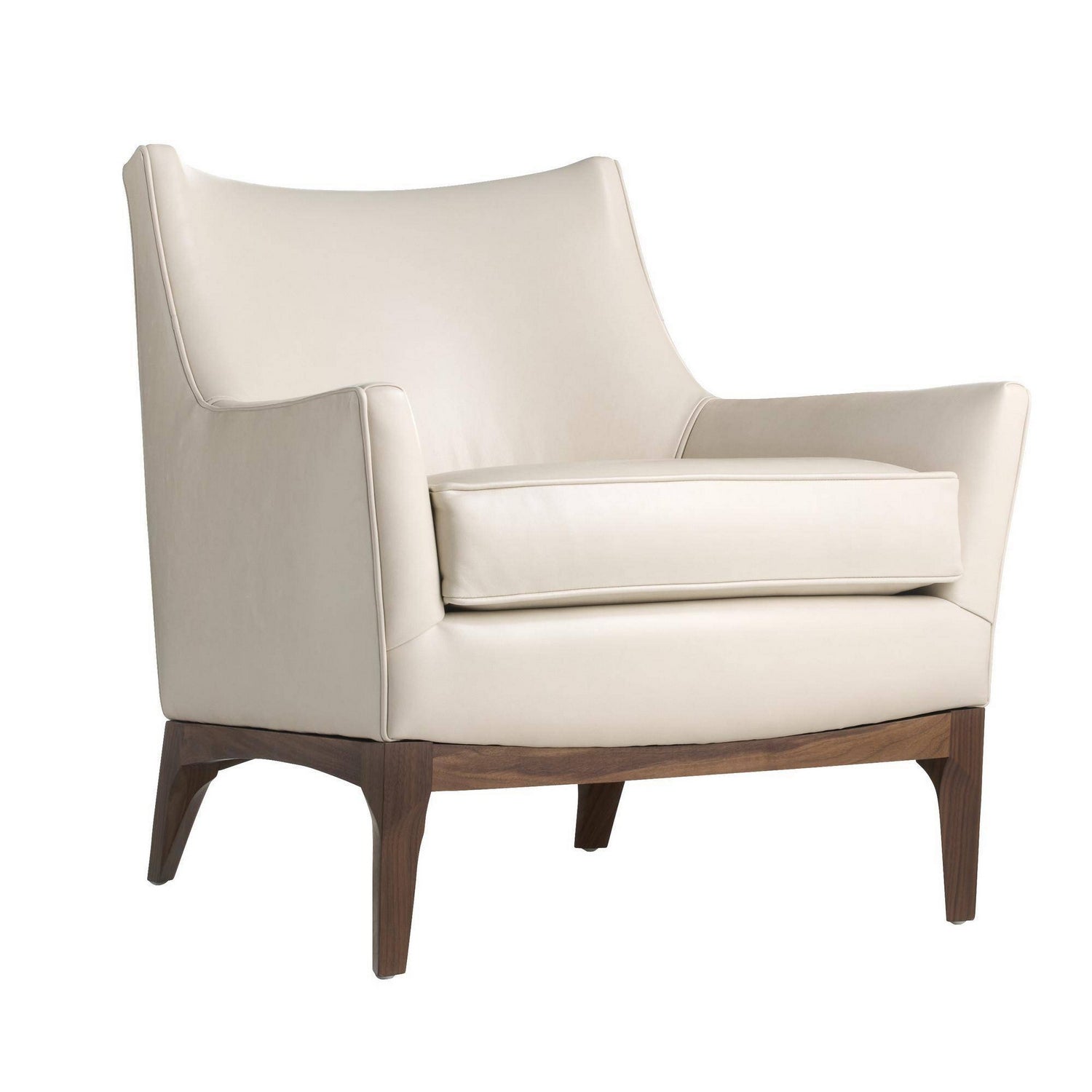 Arteriors - FRU17 - Chair - Ferguson - Ivory/Dark Walnut