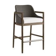Arteriors - FSS17 - Outdoor Bar Stool - Chilton - Pearl/Dark Gray Wash