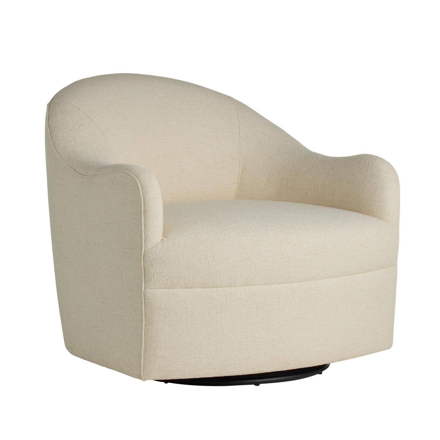 Arteriors - FRU18 - Chair - Delfino - Oxford White/Blackened Iron
