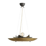 Arteriors - GDDMI01 - One Light Chandelier - Chene - Antique Brass/Clear