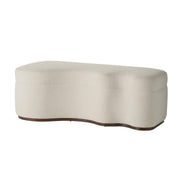 Arteriors - GDFHU01 - Bench - Shoal - Sand/Dark Walnut