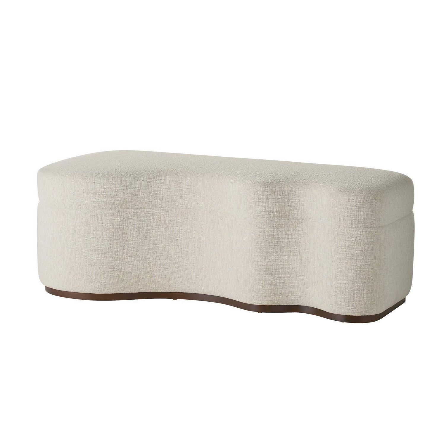 Arteriors - GDFHU01 - Bench - Shoal - Sand/Dark Walnut