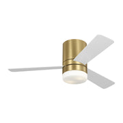 Generation Lighting - 3ERHR44BBSD - 44" Ceiling Fan - Era 44 Hugger LED - Burnished Brass