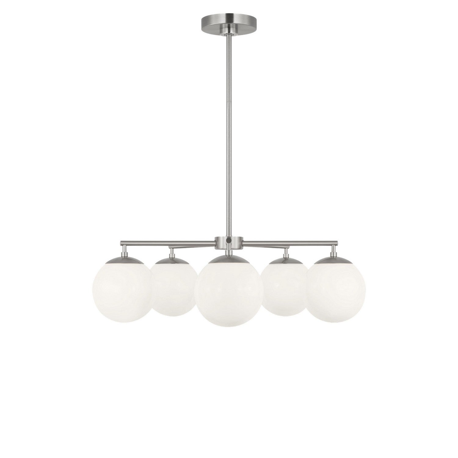 Generation Lighting - GLC1795BN - Five Light Chandelier - Nube - Brushed Nickel