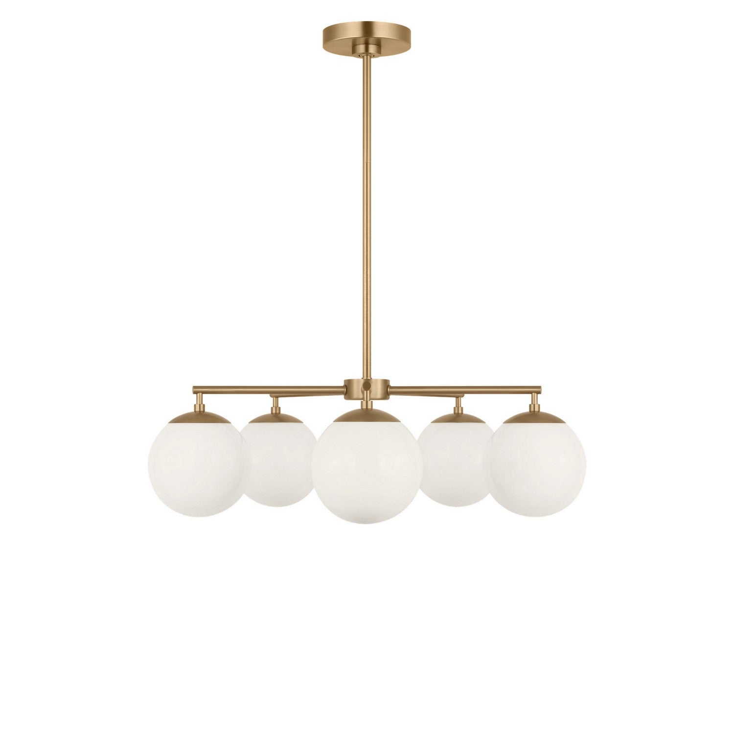 Generation Lighting - GLC1795SBE - Five Light Chandelier - Nube - Satin Brass