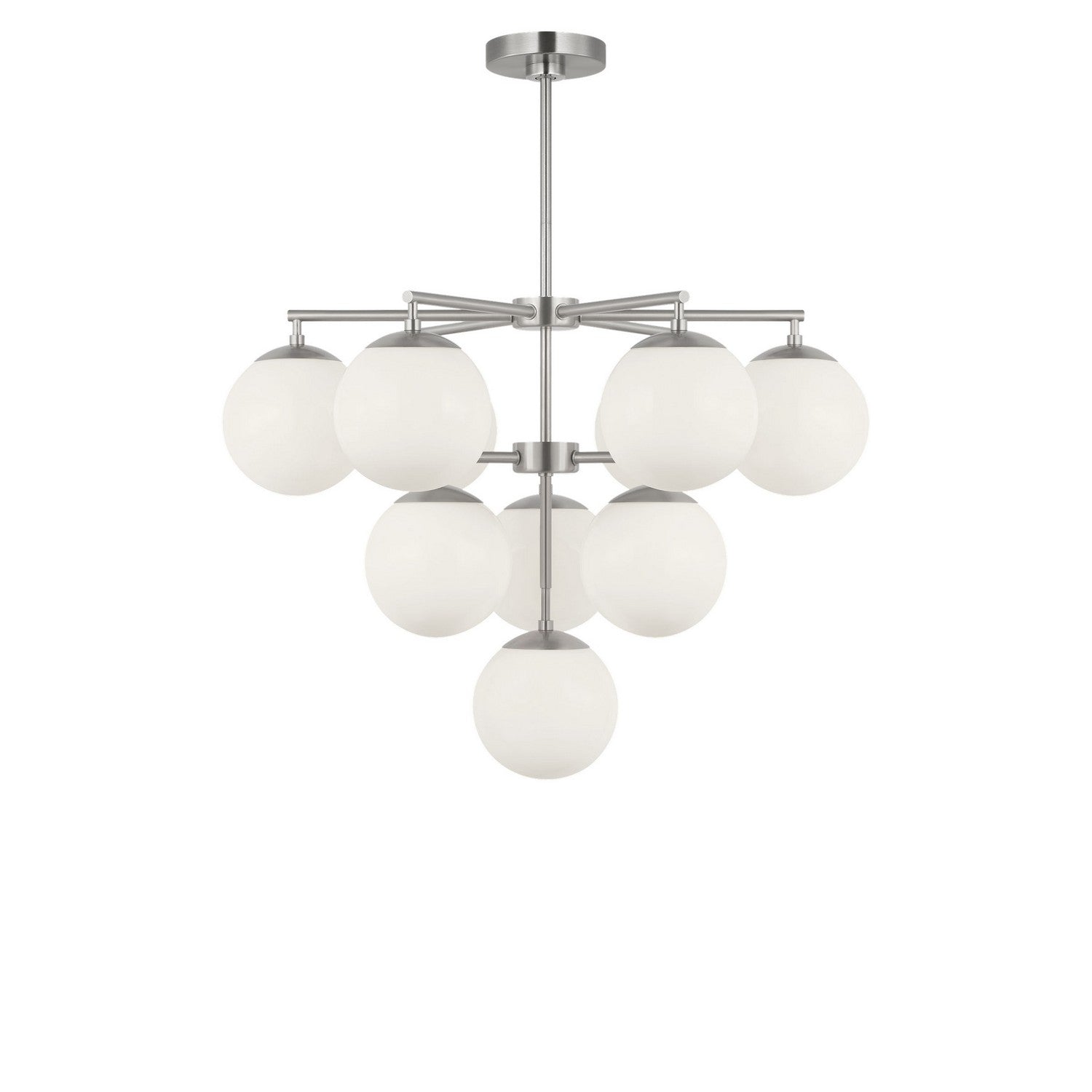 Generation Lighting - GLC18010BN - Ten Light Chandelier - Nube - Brushed Nickel