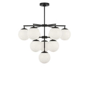 Generation Lighting - GLC18010MBK - Ten Light Chandelier - Nube - Midnight Black