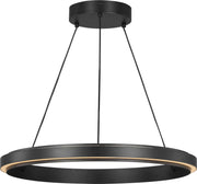 Generation Lighting - GLC1891MBK - LED Chandelier - Aro - Midnight Black