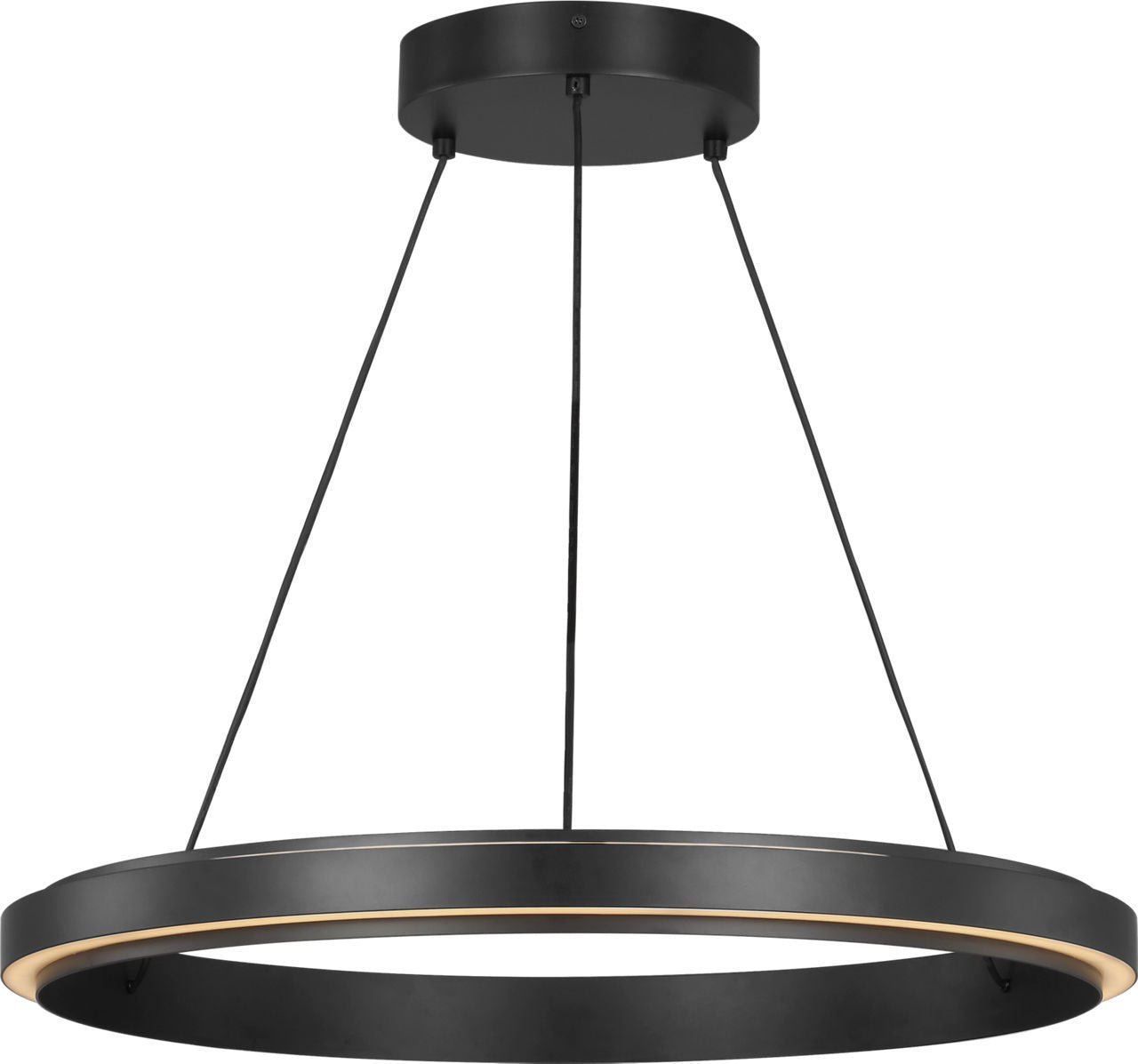 Generation Lighting - GLC1891MBK - LED Chandelier - Aro - Midnight Black