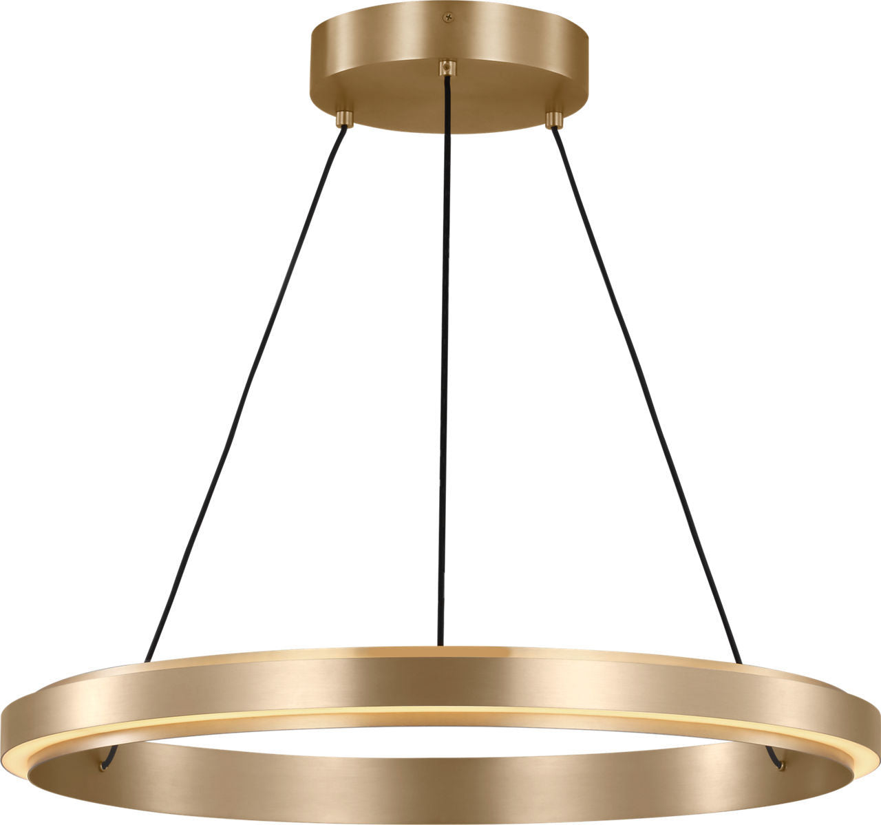 Generation Lighting - GLC1891SB - LED Chandelier - Aro - Satin Brass