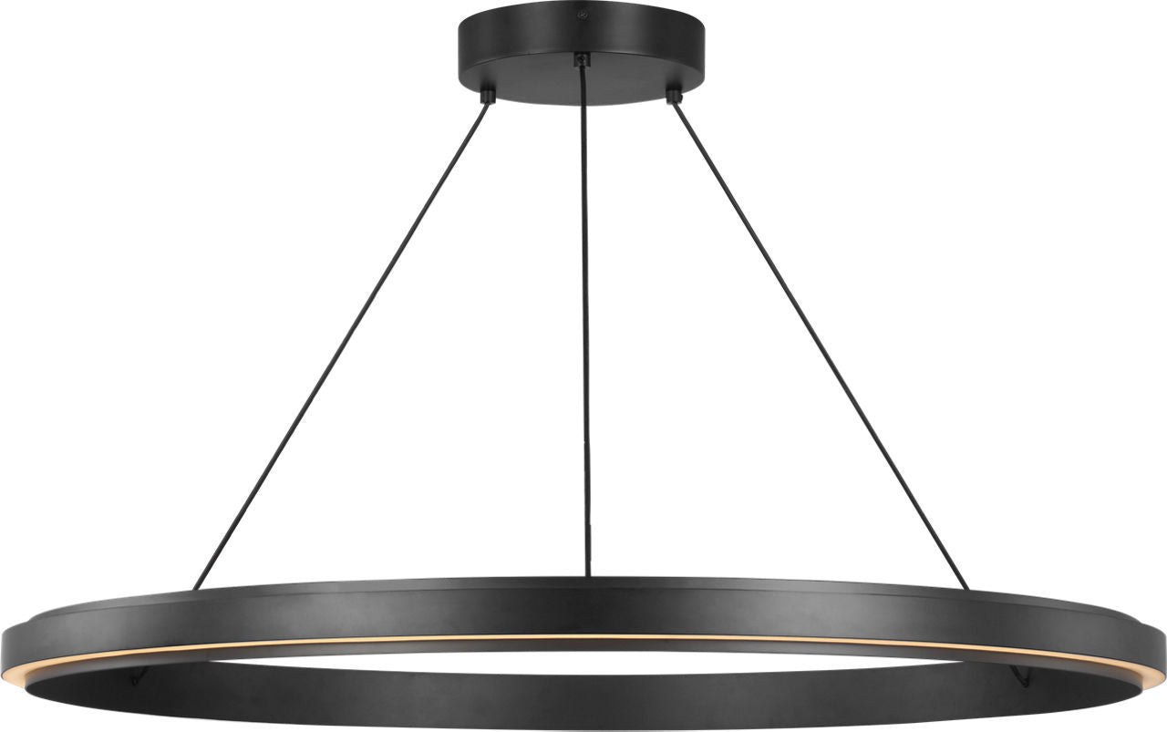 Generation Lighting - GLC1901MBK - LED Chandelier - Aro - Midnight Black