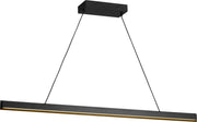 Generation Lighting - GLC1911MBK - Linear Chandelier - Aro - Midnight Black