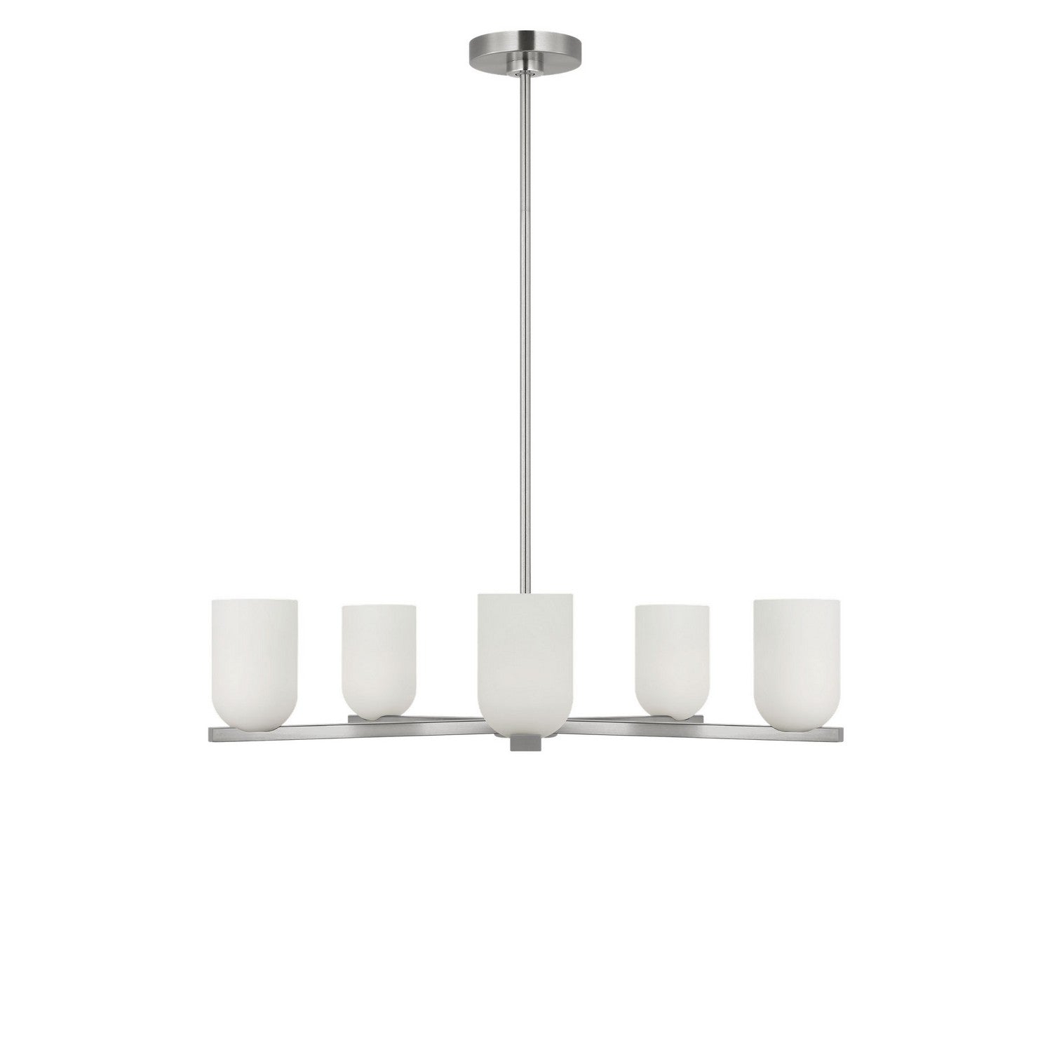 Generation Lighting - GLC1935BNE - Five Light Chandelier - Neblina - Brushed Nickel