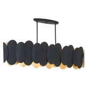 Minka-Lavery - 1419-897 - Ten Light Island Pendant - Vailen - Dark Matte Black