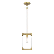 Minka-Lavery - 1456-695 - One Light Mini Pendant - Oro District - Soft Brass