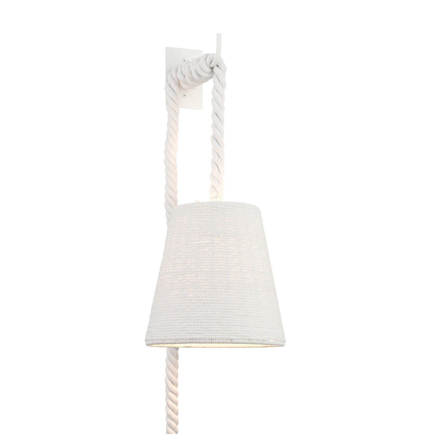 Minka-Lavery - 1721-44B - One Light Wall Sconce - Lodelle - Matte White