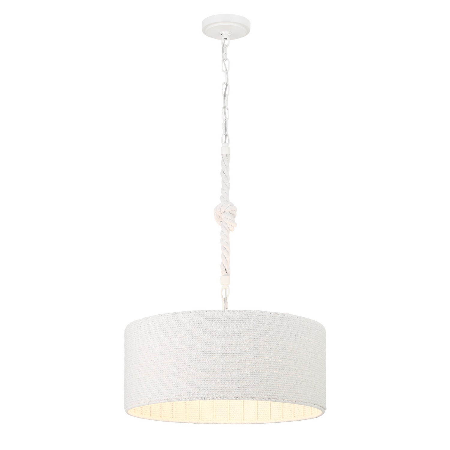 Minka-Lavery - 1804-44B - Three Light Pendant - Lodelle - Sand White