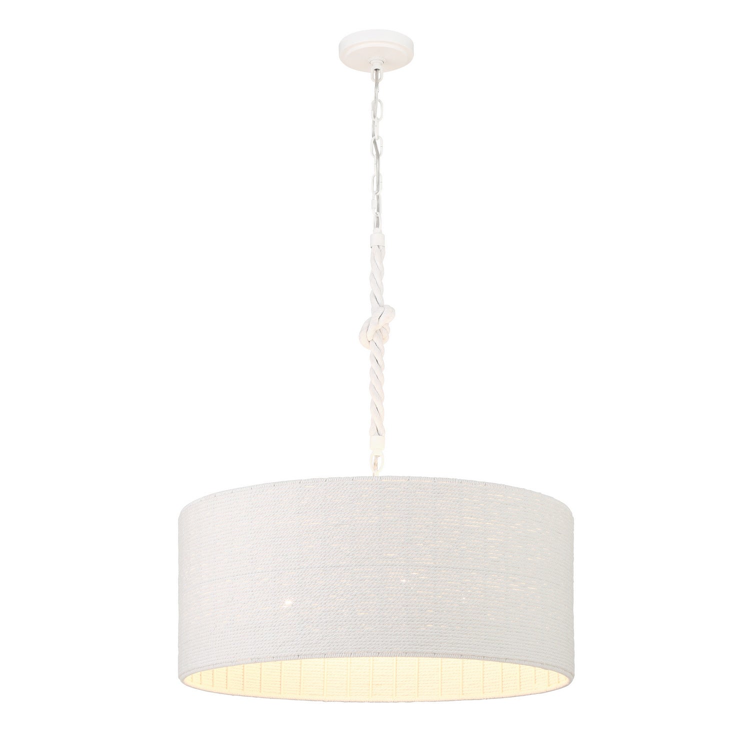 Minka-Lavery - 1805-44B - Four Light Pendant - Lodelle - Matte White
