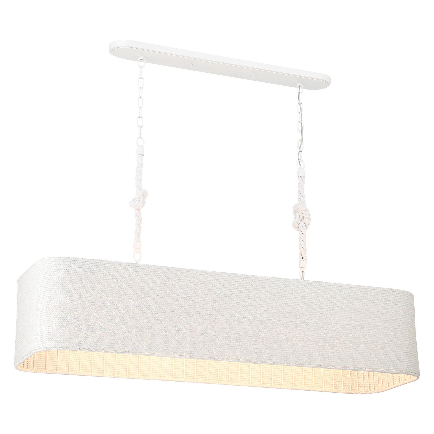 Minka-Lavery - 1806-44B - Four Light Island Chandelier - Lodelle - Matte White