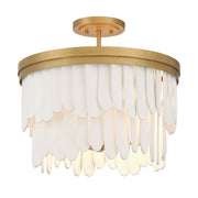 Minka-Lavery - 2076-870 - Six Light Semi Flush Mount - Briscade - Painted Legacy Brass