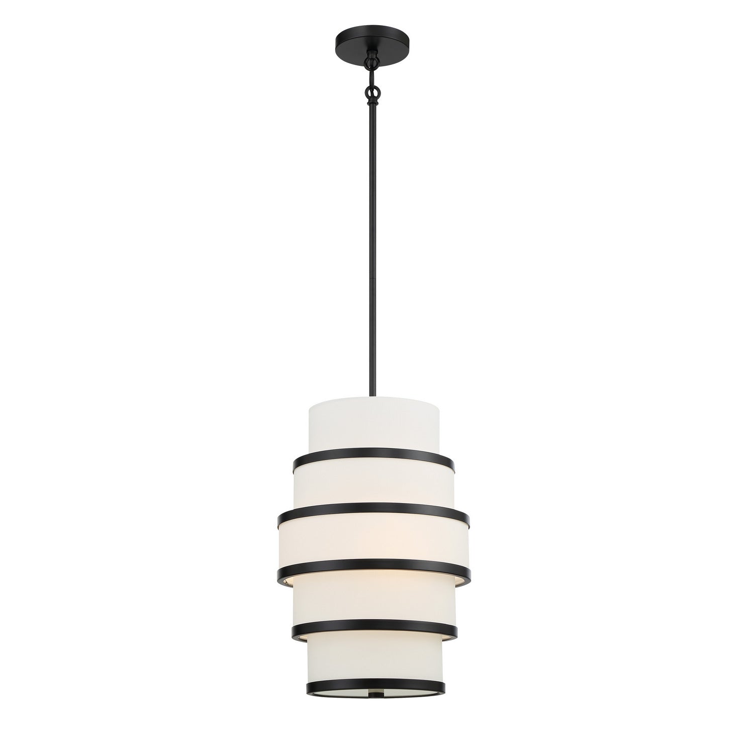 Minka-Lavery - 2441-66A - Three Light Pendant - Cascade - Coal