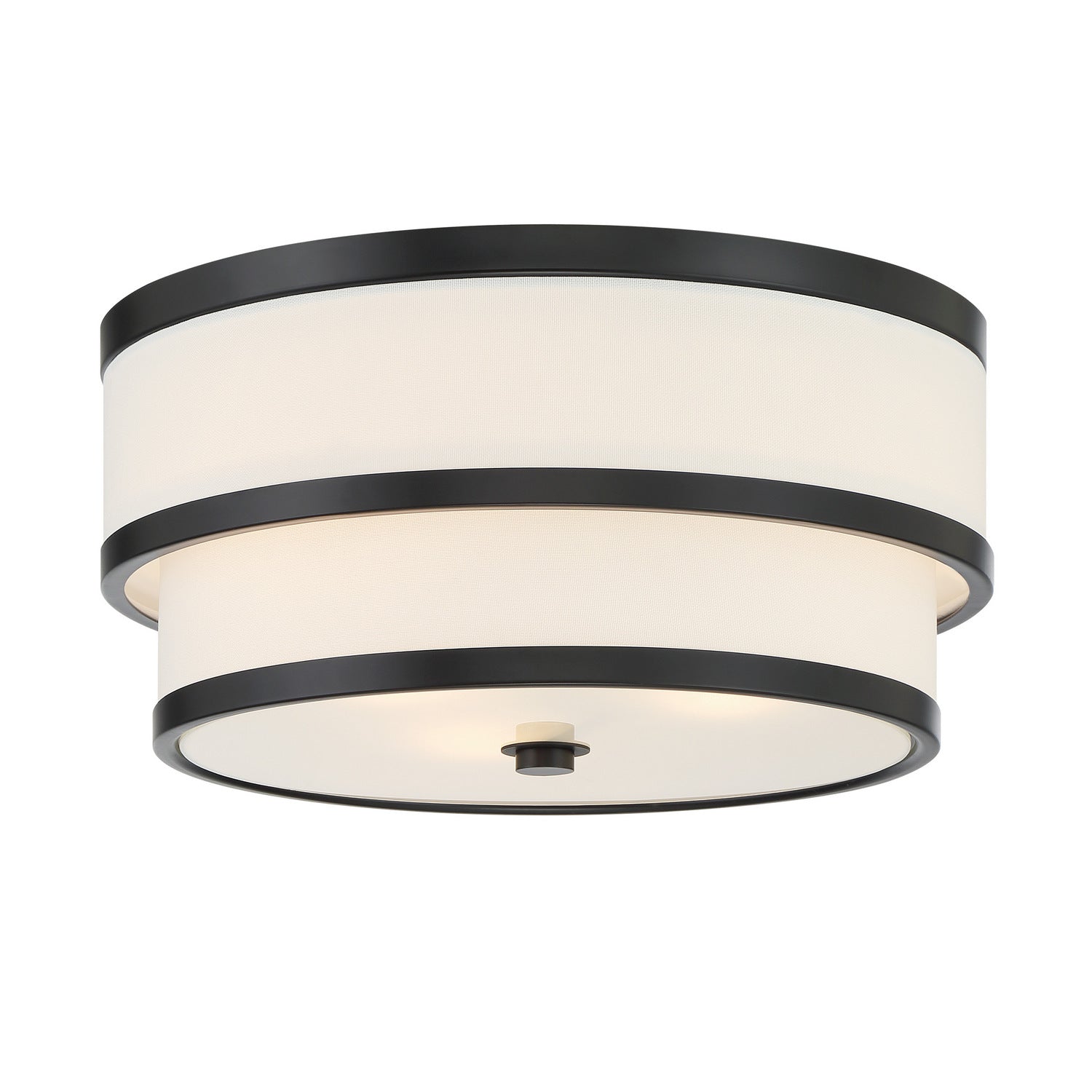 Minka-Lavery - 2444-66A - Three Light Flush Mount - Cascade - Coal