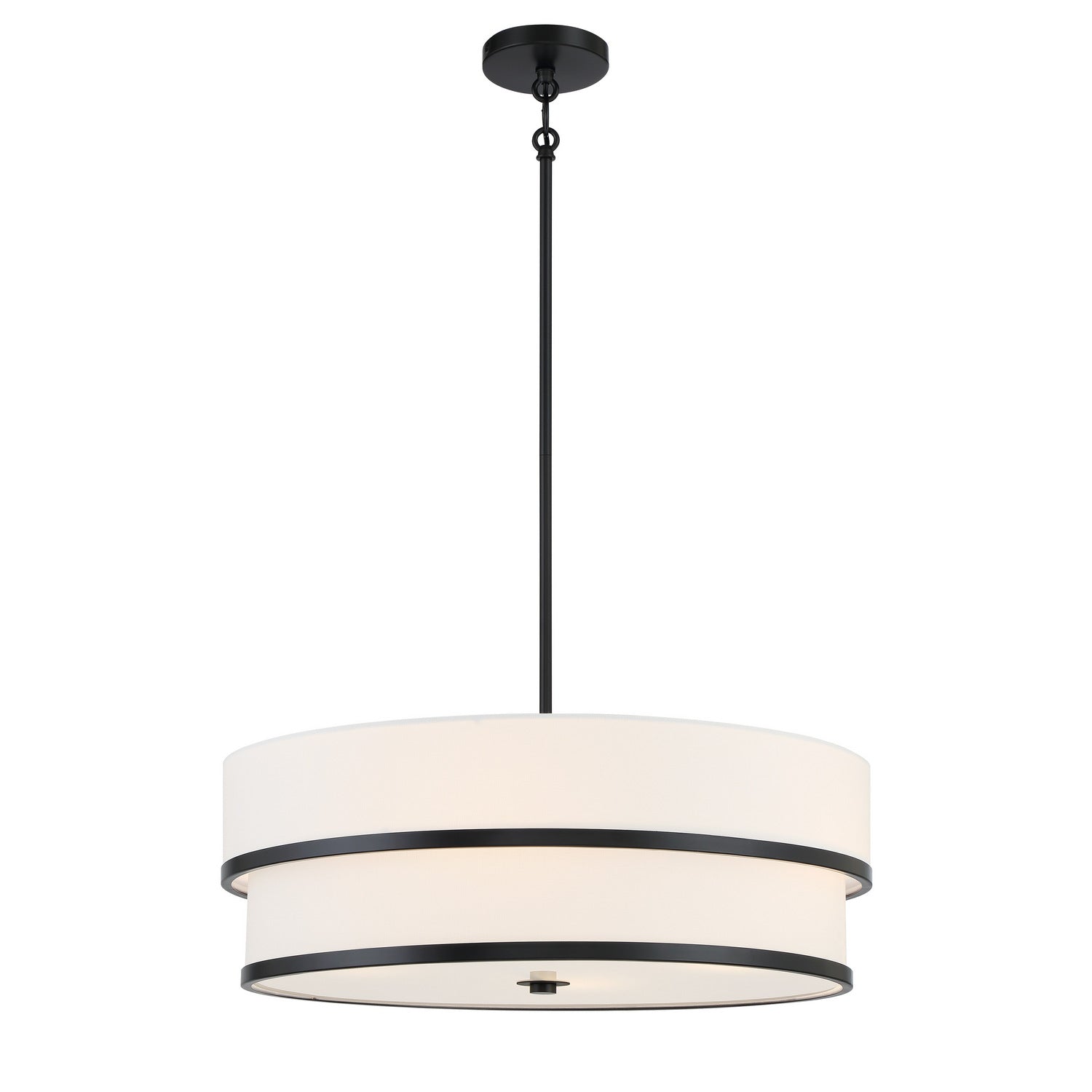 Minka-Lavery - 2445-66A - Four Light Pendant - Cascade - Coal