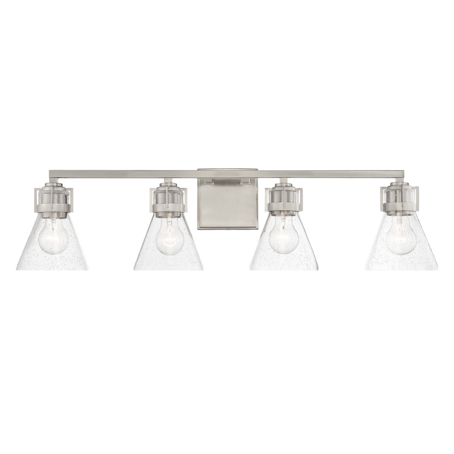 Minka-Lavery - 2474-84 - Four Light Bath - Chatham Square - Brushed Nickel