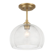 Minka-Lavery - 2725-732 - One Light Convertible Semi Flush/Pendant - Glint - Legacy Brass
