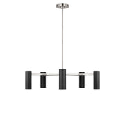 Generation Lighting - GLC2055BN - Five Light Chandelier - Zentro - Brushed Nickel