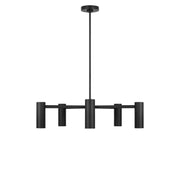 Generation Lighting - GLC2055MBK - Five Light Chandelier - Zentro - Midnight Black