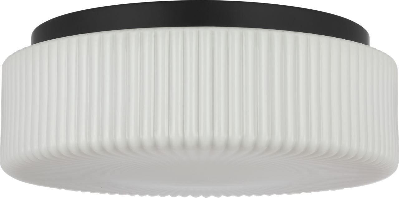 Generation Lighting - GLF1992MBK - Two Light Flush Mount - Axira - Midnight Black