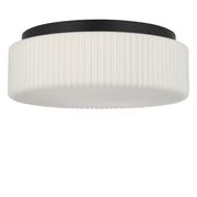 Generation Lighting - GLF1992MBKE - Two Light Flush Mount - Axira - Midnight Black