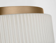 Generation Lighting - GLF1992SB - Two Light Flush Mount - Axira - Satin Brass